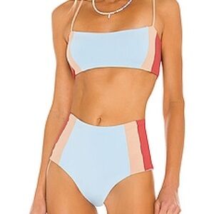 L space multicolored bikini